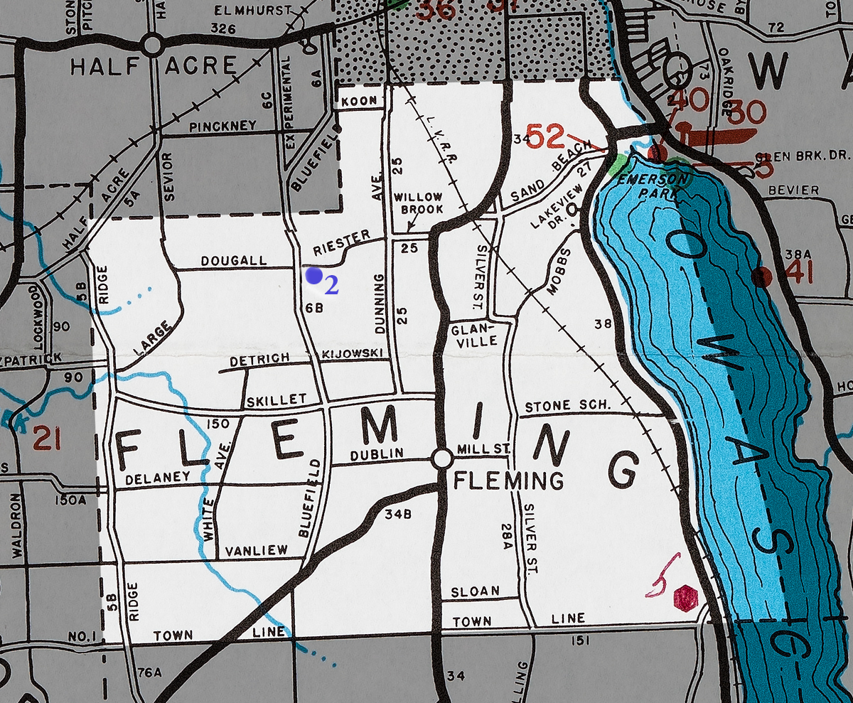 Town of Fleming Map